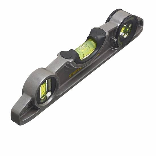 Metrologie Niveau torpedo Aluminium FATMAX pro 25 cm - 2 fioles + 1 fiole d&eacute;clivit&eacute; Stanley