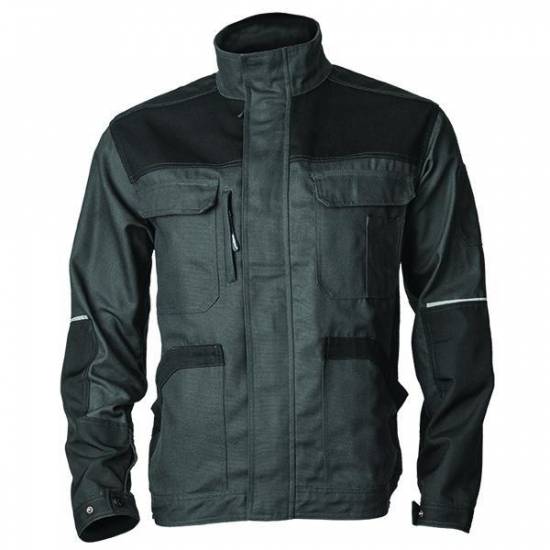 Veste SMART gris 300 g/m&sup2;  60% coton 40% Polyester Canvas Cordura Coverguard