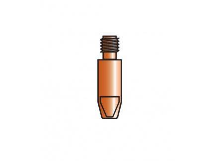 MIG/MAG Tube contact &Oslash;1.0mm M6 CuCrZr (l'unit&eacute;/sachet 20u) Trafimet