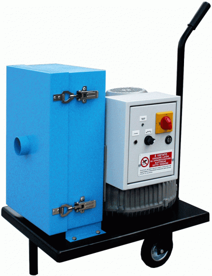 Traitement des fumees Syst&egrave;me d'aspiration cyclone 3/3.0 triphase 3KW Trafimet