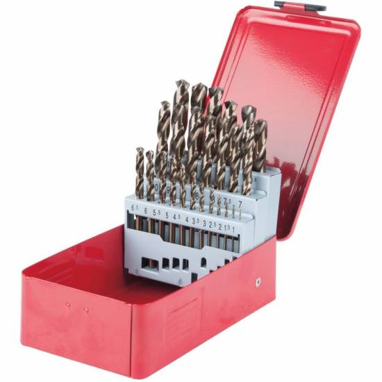 Coffret forets, m&eacute;tal cobalt 0-13mm -0.5 KS TOOLS