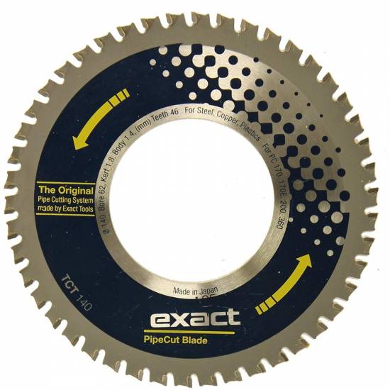 Tron&ccedil;onnage Lame Exact TCT140 acier/cuivre/plastique