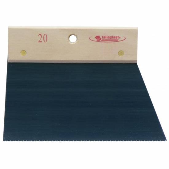 Outillage a main Peigne &agrave; colle denture isoc&egrave;le largeur 200 mm Espace entre dents 1.5 mm Taliaplast