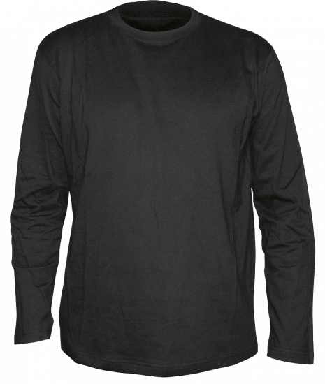 Veste Tee shirt manche longue 165 ge/m&sup2; noir BGT