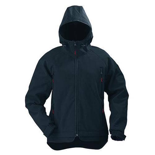 Veste softshell &agrave; capuche noire Coverguard