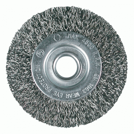 Finition Brosse circulaire &Oslash;200x23 Alesage 38mm  fil acier 0.35 SIT