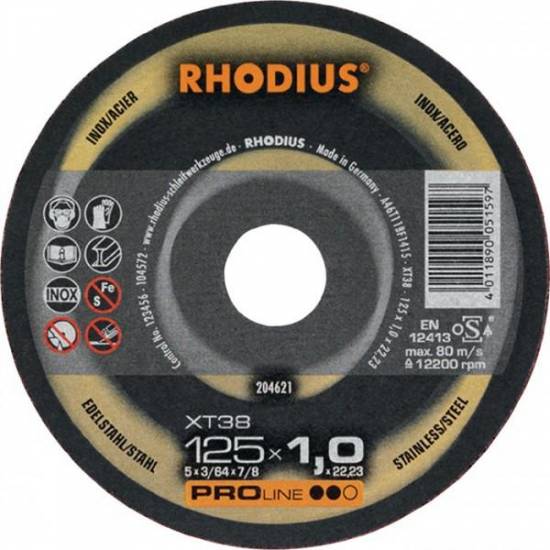 Tron&ccedil;onnage Disque &agrave; tron&ccedil;onner 350 x 3.5 x 25.4 ST21 Rhodius