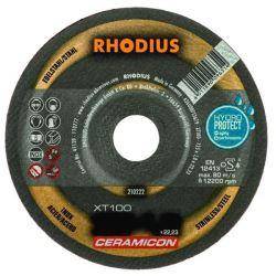 Tron&ccedil;onnage Disque a tronconner XT 100 CERAMICON 125*1.5*22.23 Inox Rhodius