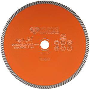 Meulage Disque diamant Turbo 125mmx22.2 gr&egrave;s c&eacute;rame BGT