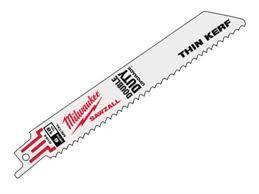 Lame scie ruban Lame scie sabre 8%CO 18dts/ lg 150mm metal &eacute;tui de 5 Milwaukee