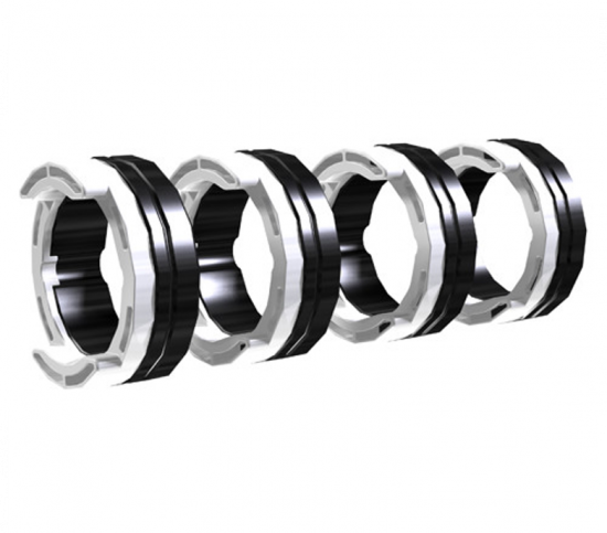 MIG/MAG Jeu de 4 galets acier inox V &Oslash;0.80mm EWM