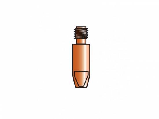 MIG/MAG voir MD0009-80 // Tube contact &Oslash;1.0mm M6 CuCrZr (l'unit&eacute;/sachet 20u) Trafimet