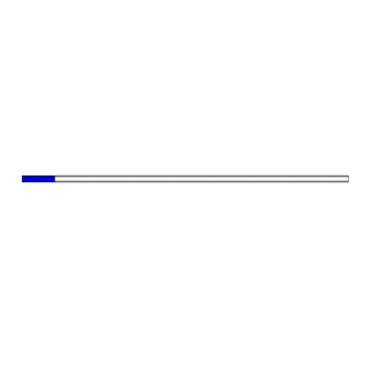 TIG Electrode tungstene lanthane 2% &Oslash;2.0mm X 150 BGT