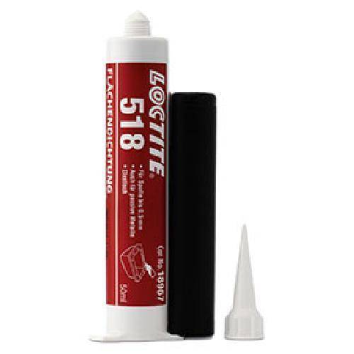 Colle et Etanch&eacute;it&eacute; P&acirc;te d'&eacute;tanch&eacute;it&eacute; Loctıte UNIJOINT 518, Ester dim&eacute;thacrylate Rouge, Seringue 50 ml