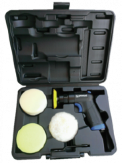 Outil Pneumatique Polisseuse pneumatique 75mm en coffret 2100tr/mn 0.45cv 330w consommation air : 113L/Mn Prevost