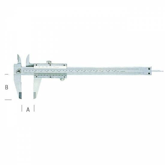 Metrologie Pied a coulisse Atelier 150 mm Blocage a vis Metrica