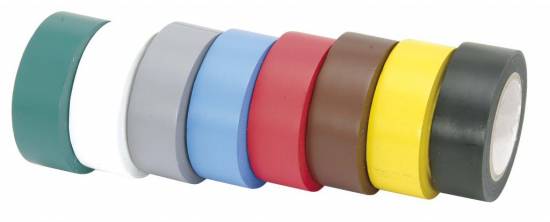 Adh&eacute;sif Ruban isolants pvc 10 pcs couleurs KS TOOLS