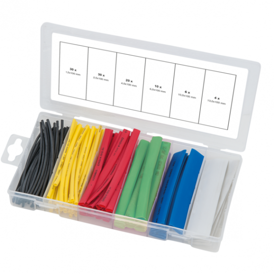 Mat&eacute;riel &eacute;lectrique Assortiment de collier rilsan transparent KS TOOLS