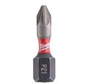 Outillage a main Embouts de vissage pour visseuse &agrave; choc Shockwave PZ1 x 25 mm - 2 pcs Milwaukee