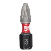 Outillage a main Embouts de vissage pour visseuse &agrave; choc Shockwave PZ2 x 25 mm - 2 pcs Milwaukee