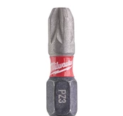 Outillage a main Embouts de vissage pour visseuse &agrave; choc Shockwave PZ3 x 25 mm - 2 pc Milwaukee