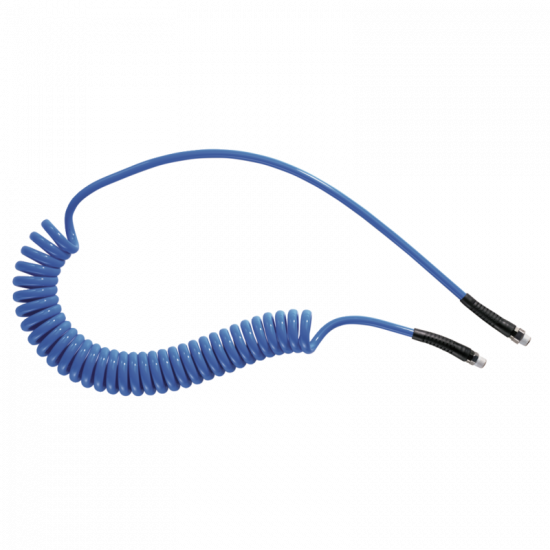 Fluiditique Tuyau spiral&eacute; PU 6.5x10 lg Maxi 8 m M/M 1/4 Prevost