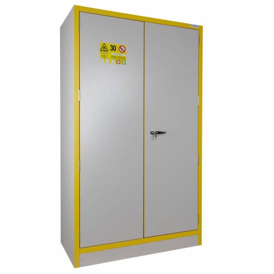 Mobilier Armoire de s&eacute;curit&eacute; EN 14470-1 30mn pour produits inflammables 2 portes H1980 X L1115 X P550mm 250L TRIONYX