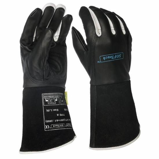 Gant TL Softouch&trade;, toutes applications soudage, fleur de ch&egrave;vre et fleur bovin, manchette bovin cro&ucirc;te Weldas