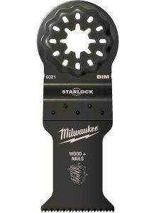 Lame scie ruban Lame multi tools 35x42mm bois clout&eacute; - coupe plongeante Milwaukee