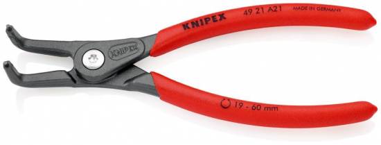 Outillage a main Pince de pr&eacute;cision pour circlips ext&eacute;rieurs de 19 &agrave; 60mm 165mm Knipex