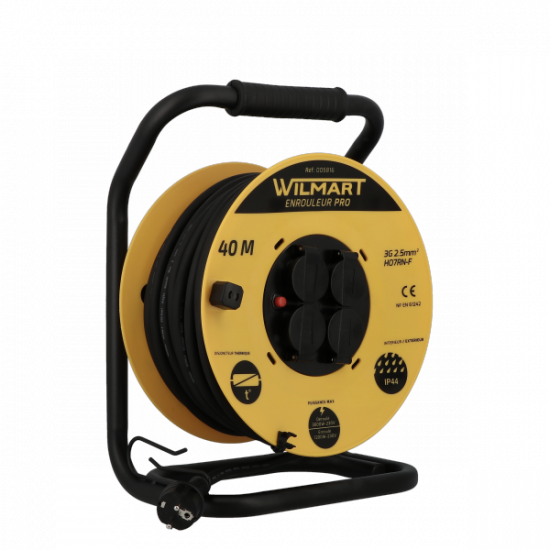 Mat&eacute;riel &eacute;lectrique Enrouleur 3G2.5 40M IP44 disj.therm. BGT