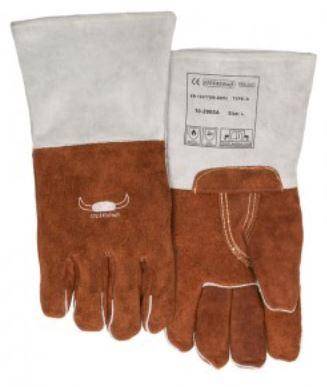Gant soudure haute temperature doubl&eacute; COMFOflex&reg; et laine en cuir cro&ucirc;te bovin Weldas