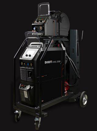 Outillage soudeur Poste DIGY-MIG358 ACS FAISCEAU 10 M - 350A &Agrave; 60%- REFROIDI AIR- 35/50-380V - 3PH+PM 4M + TMW36-4M - Devidoire separer Wuithom