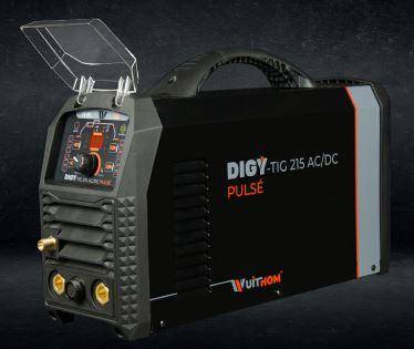 Outillage soudeur POSTE DIGY TIG 215 AC/DC TIG/MMA 200A &agrave; 35 % 220 V-1ph (complet) Wuithom