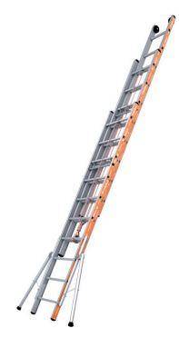 Echelle - Escabeau Echelle HR PRONOR AGRIP 3 X 18 ht repli&eacute;e 5.21m ht deploye 12.77m TUBESCA COMABI