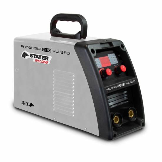 Arc MMA Poste arc PROGRESS 200 GE Pulsed 200Amp MMA Puls&eacute; 230v 6kg &eacute;quip&eacute; STAYER