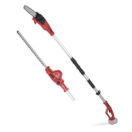 Meuleuse TAILLE-HAIE T&Eacute;LESCOPIQUE / &Eacute;LAGUEUSE 18V L2024 2bat 4Ah + chargeur STAYER