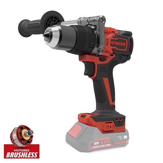 PERCEUSE &Agrave; PERCUSSION SANS FIL PBL 150 P L20 BRUSHLESS 5A/H 150Nm 2 batteries + chargeur + caisse STAYER
